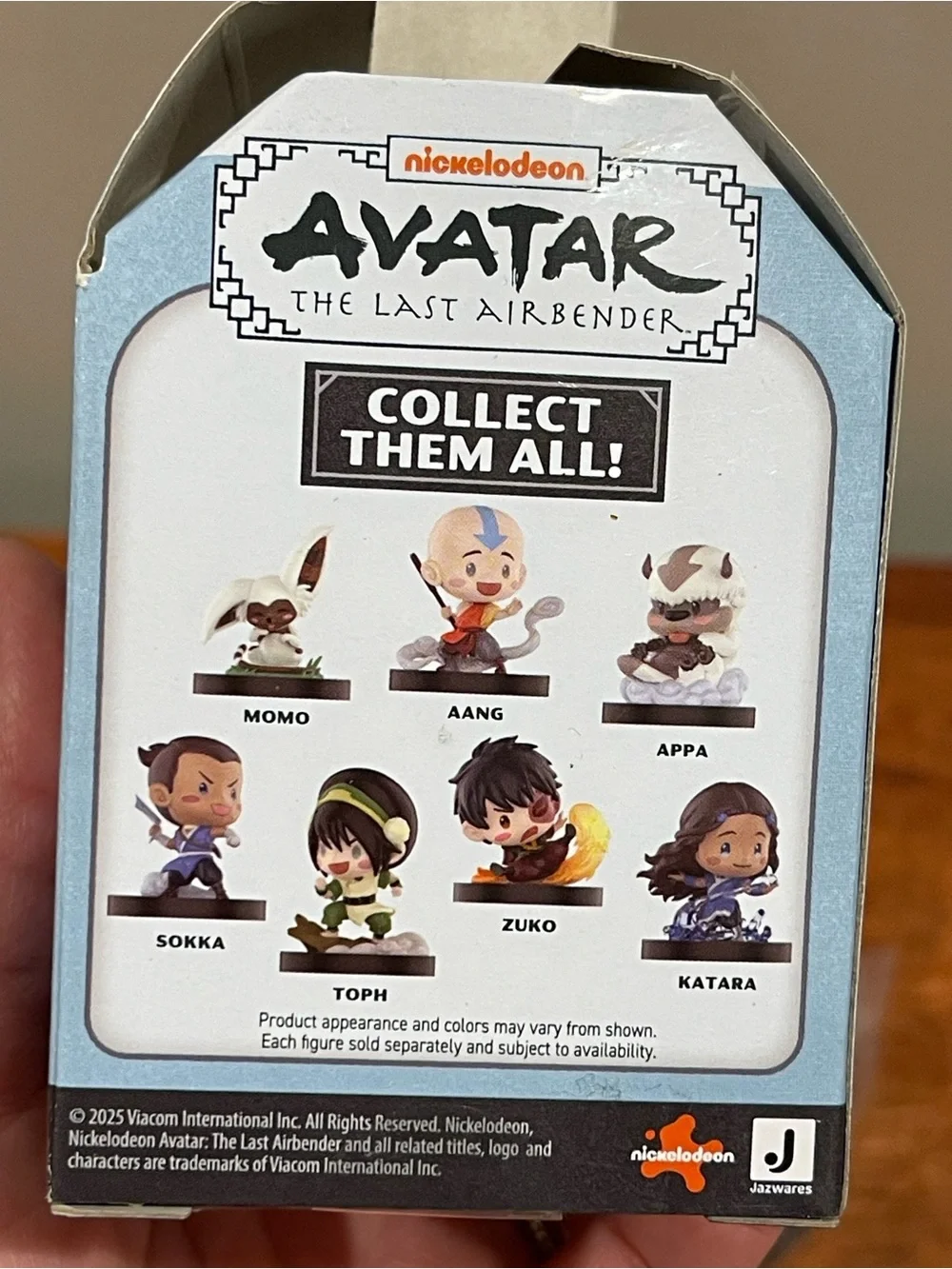 Jazwares Avatar The Last Airbender Mystery Blind Box Sokka Figure Open box New